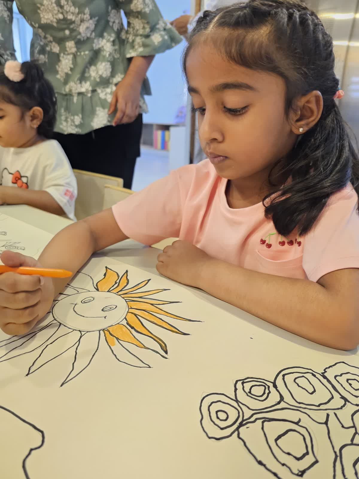 Young artists at work